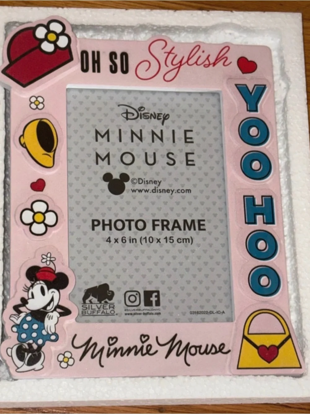 Disney Minnie Mouse Pink Decorative Photo Frame